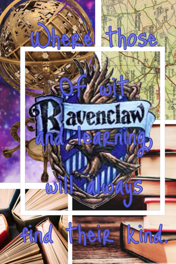 A second Ravenclaw collage because you can never have too many.