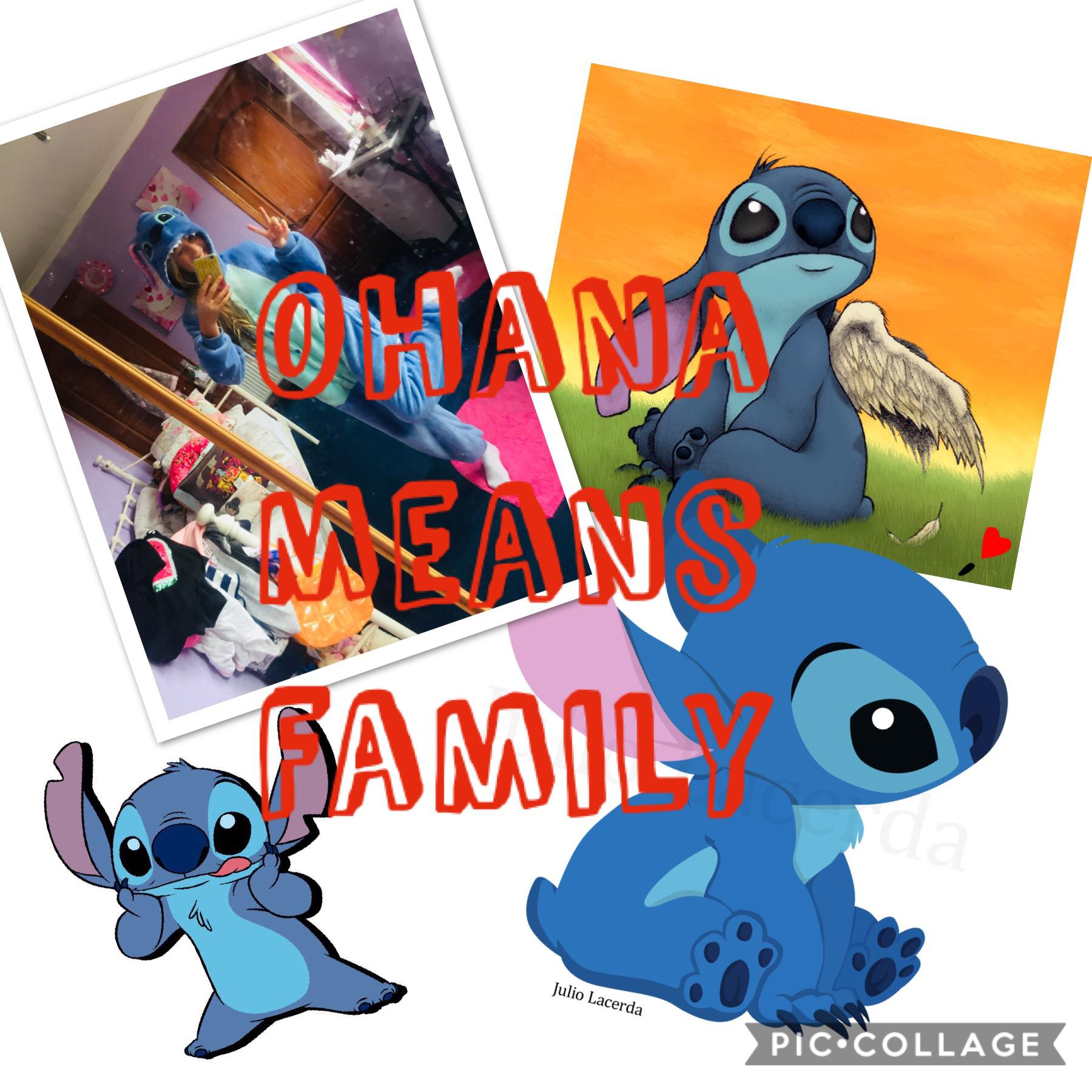 Ohana means family! #lilo #stitch #disney. Lilo and stitch is my favourite disney Movie of all time like if u agree or I u like stitch!!