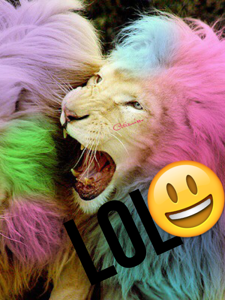 Pastel lions

