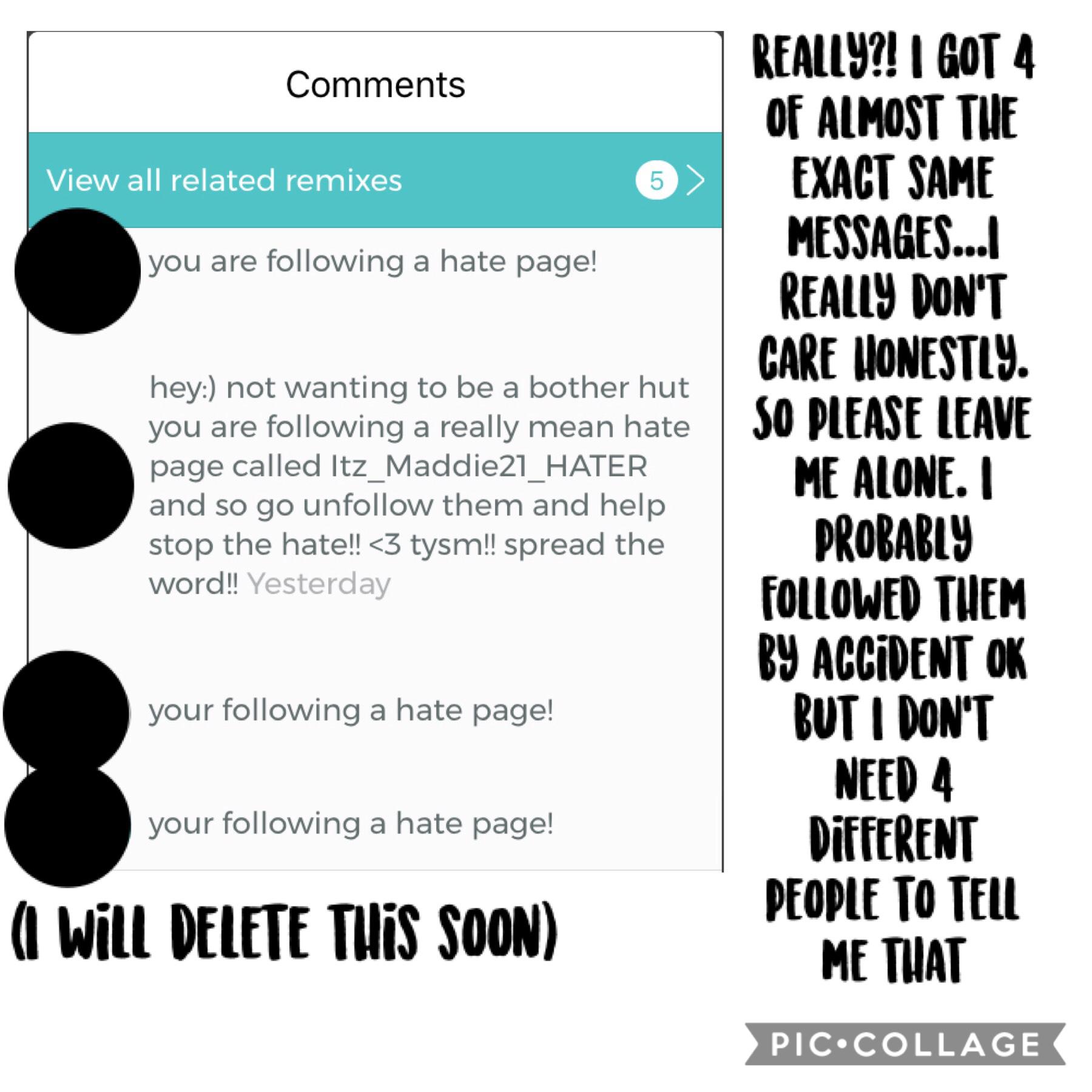 I covered up their icons for privacy but if you wanna see who they where you can check the comments on the post to the right 