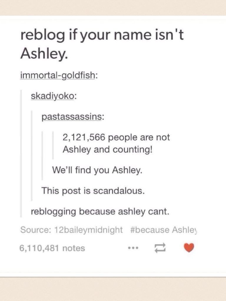 Not Ashley, Jade