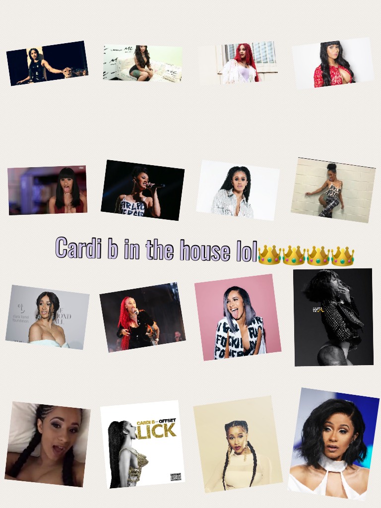Cardi b in the house lol👑👑👑👑