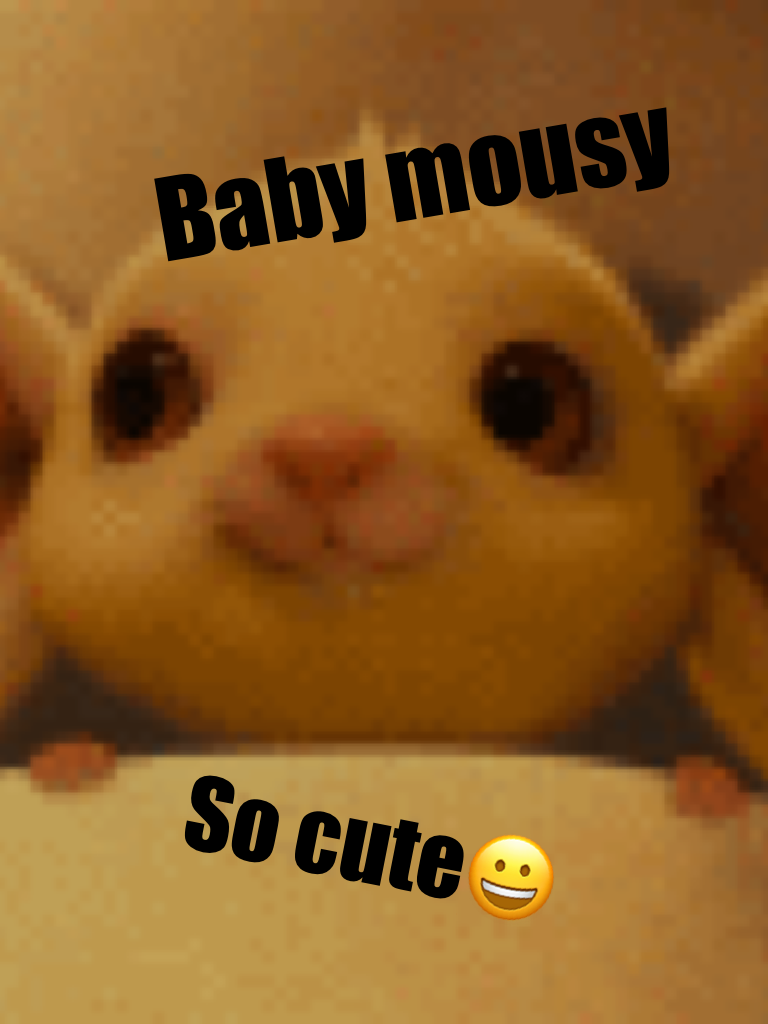 The cutest mouse ever!