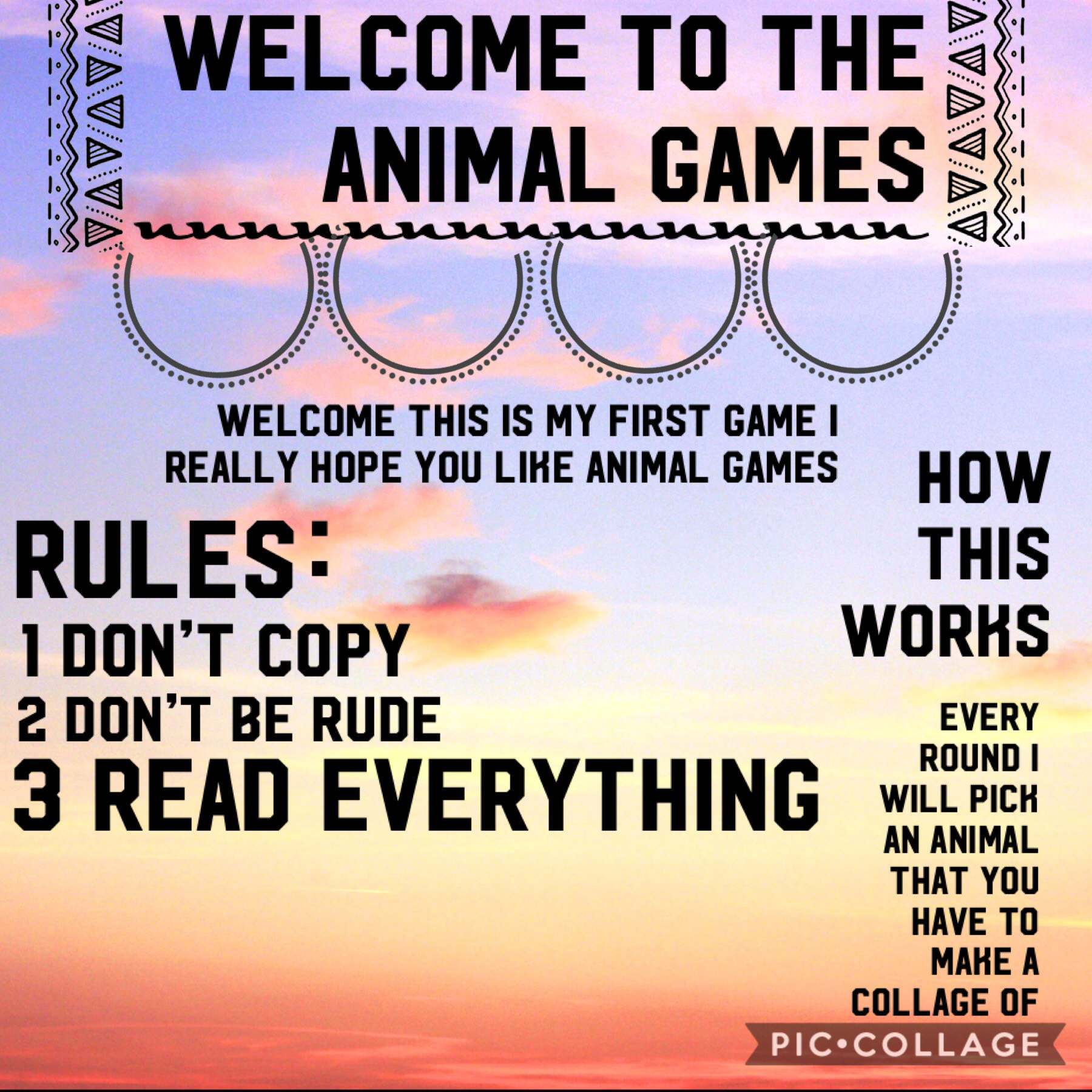 Animal games 