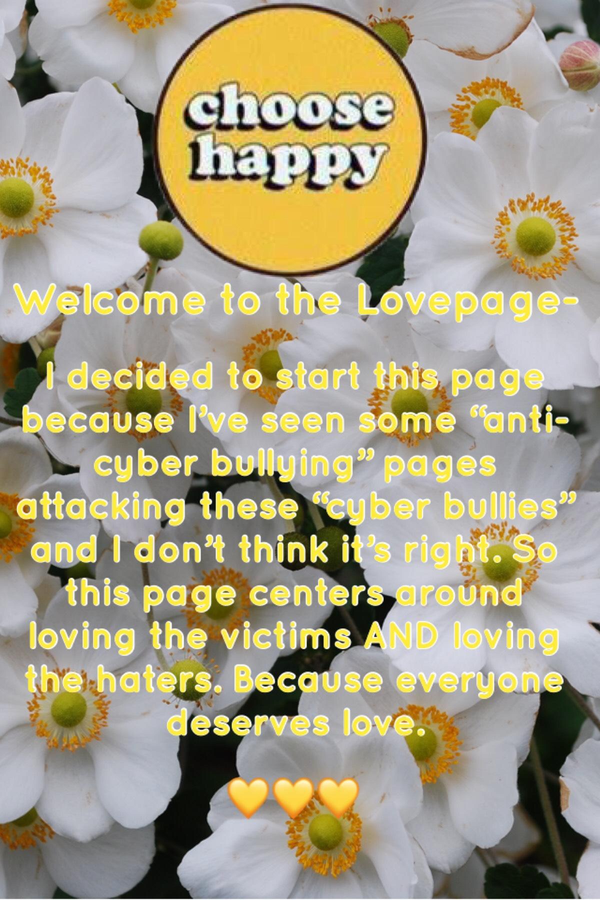 Welcome to the Lovepage-