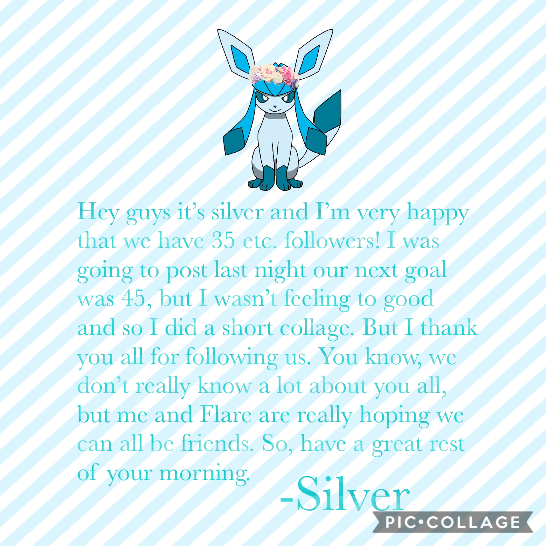 Hey guys it’s Silvers post