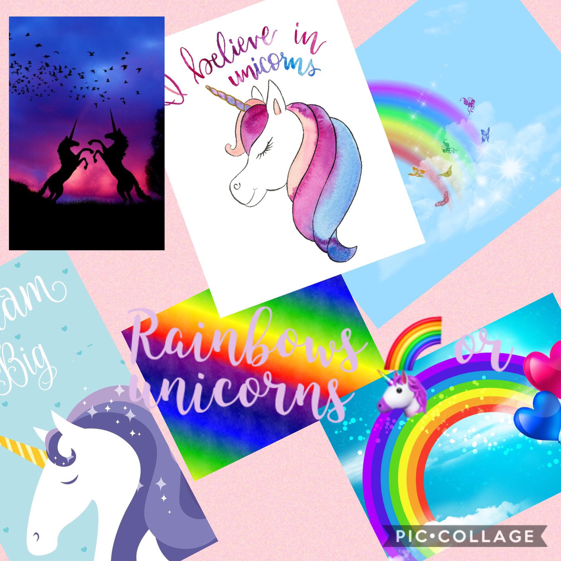 Rainbows 🌈 or unicorns 