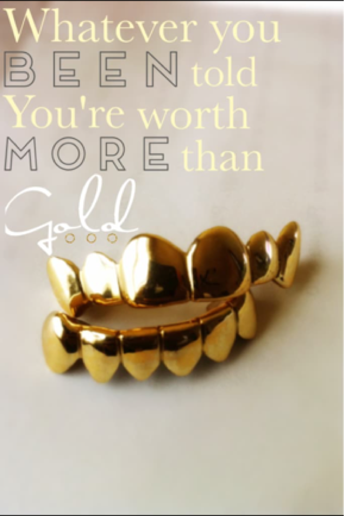Gold by Britt Nicole! Keep ur head up high and stay confident! Entry for PC gold collage