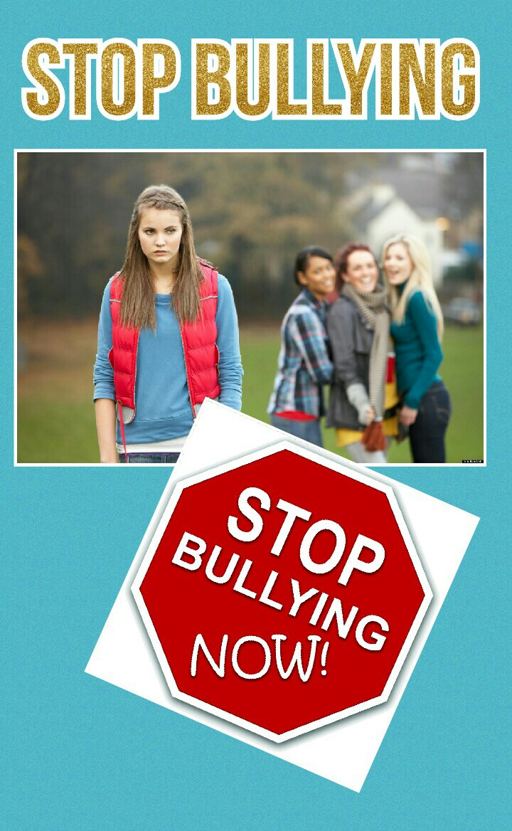 tap me 
STOP BULLYING I have been through it as a girl I don't want you to 
