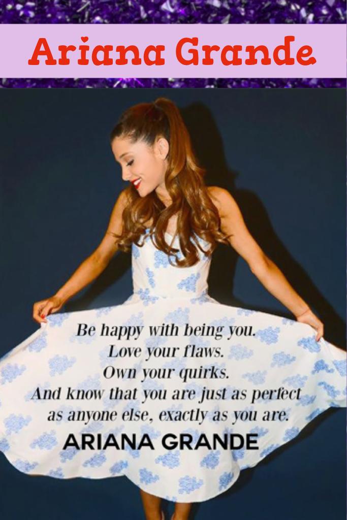 Ariana Grande,Favorite Singer Of Mine. Comment Who Is Your Favorite Singer.
