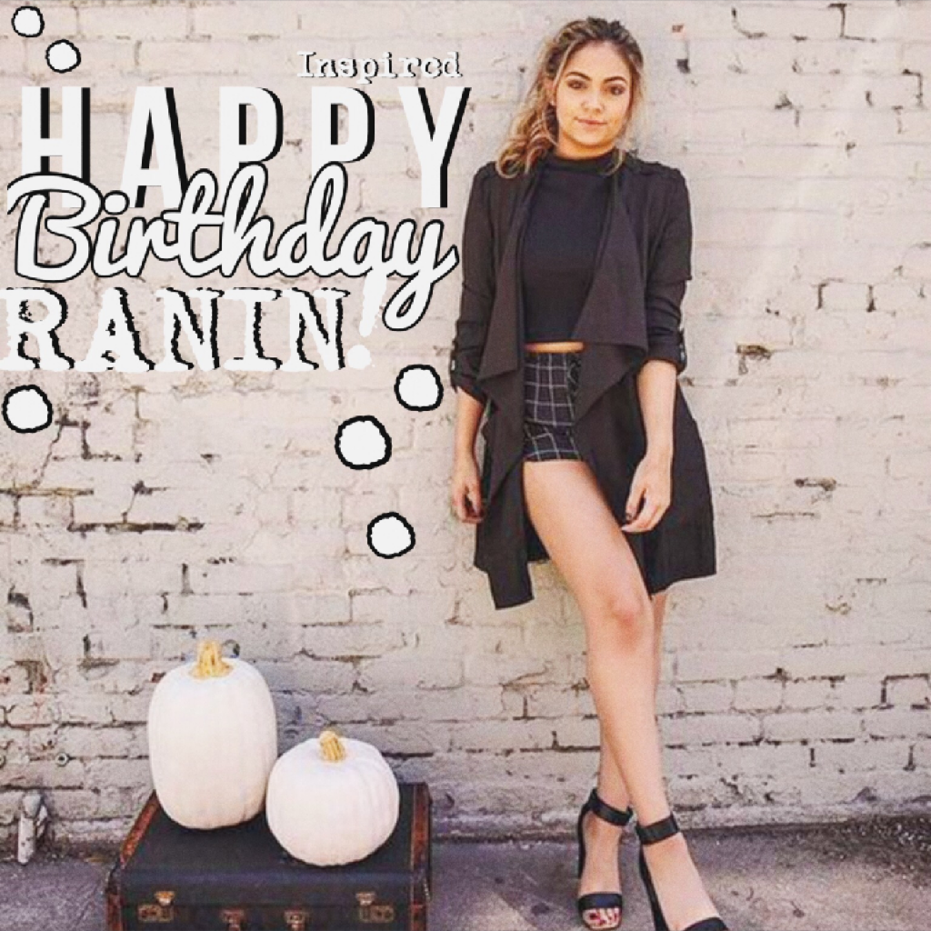 This is really late but happy belated birthday, Ranin!!! I hope you had a good birthday :)!!