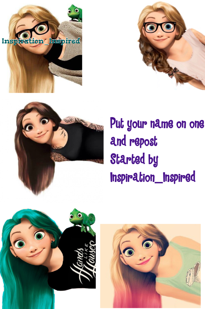 Put your name on one and repost
Started by Inspiration_Inspired