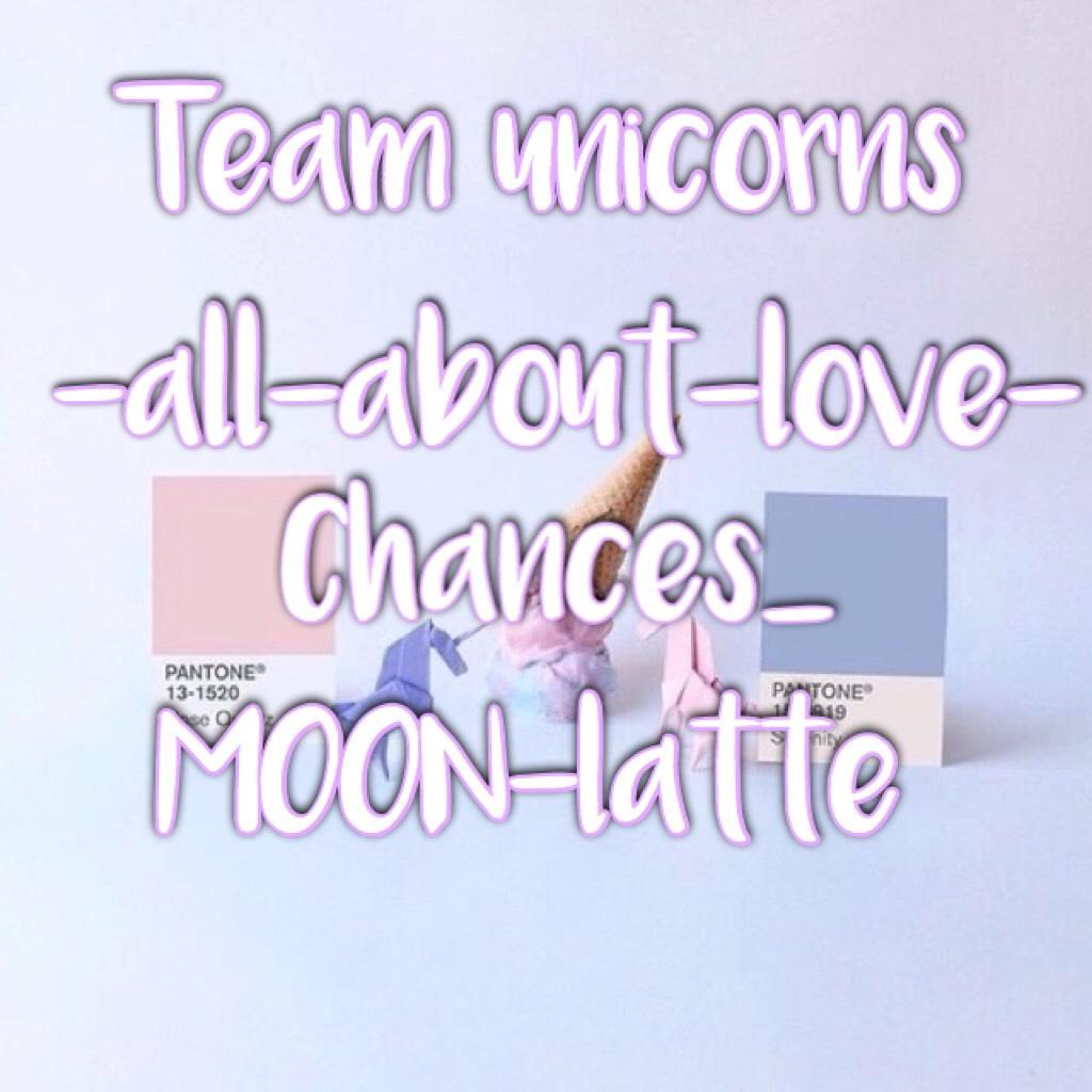 Need one more person for team unicorns!!💜🦄
