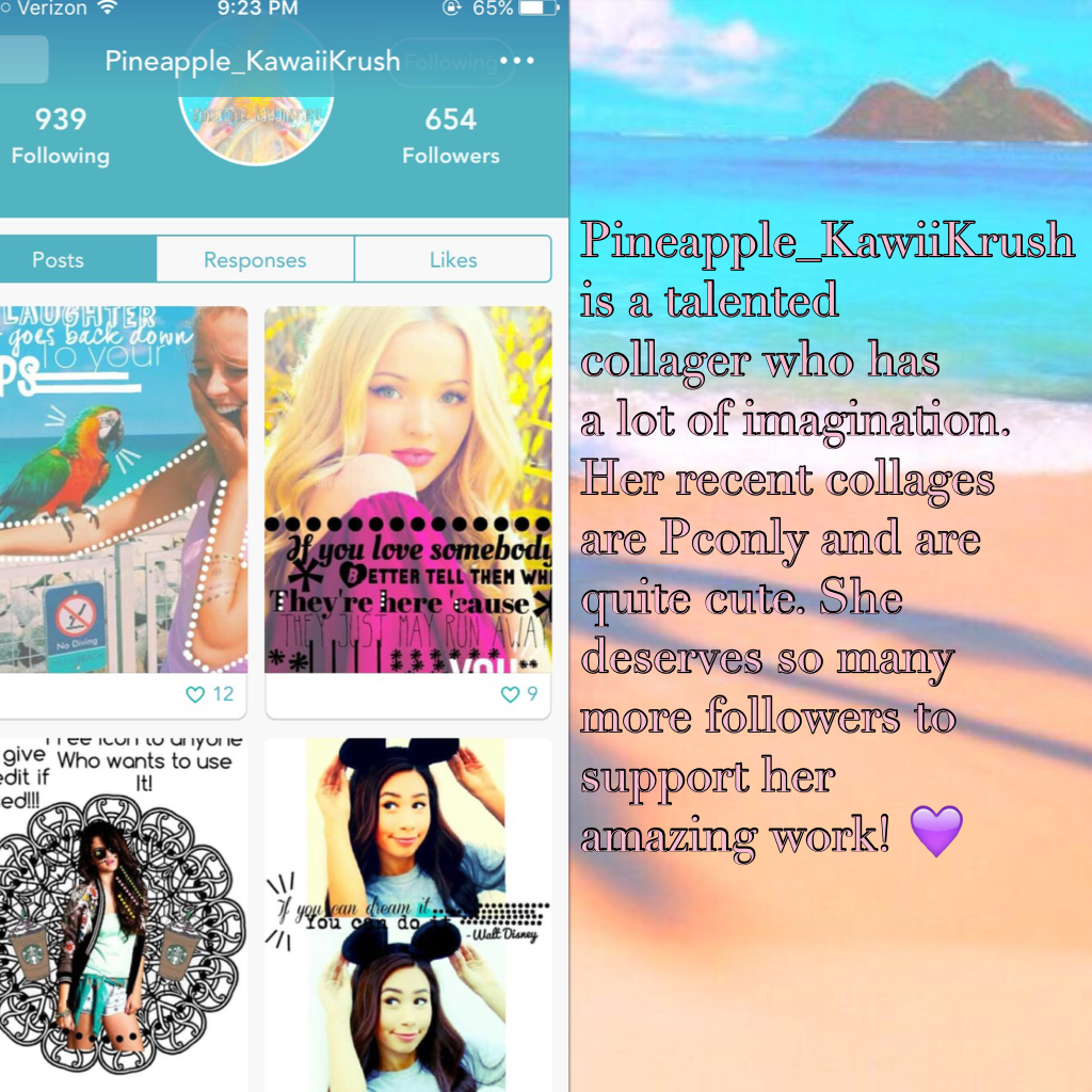 Pineapple_KawaiiKrush got 3rd place in my contest. She sincerely deserves so many more collagers! 💎