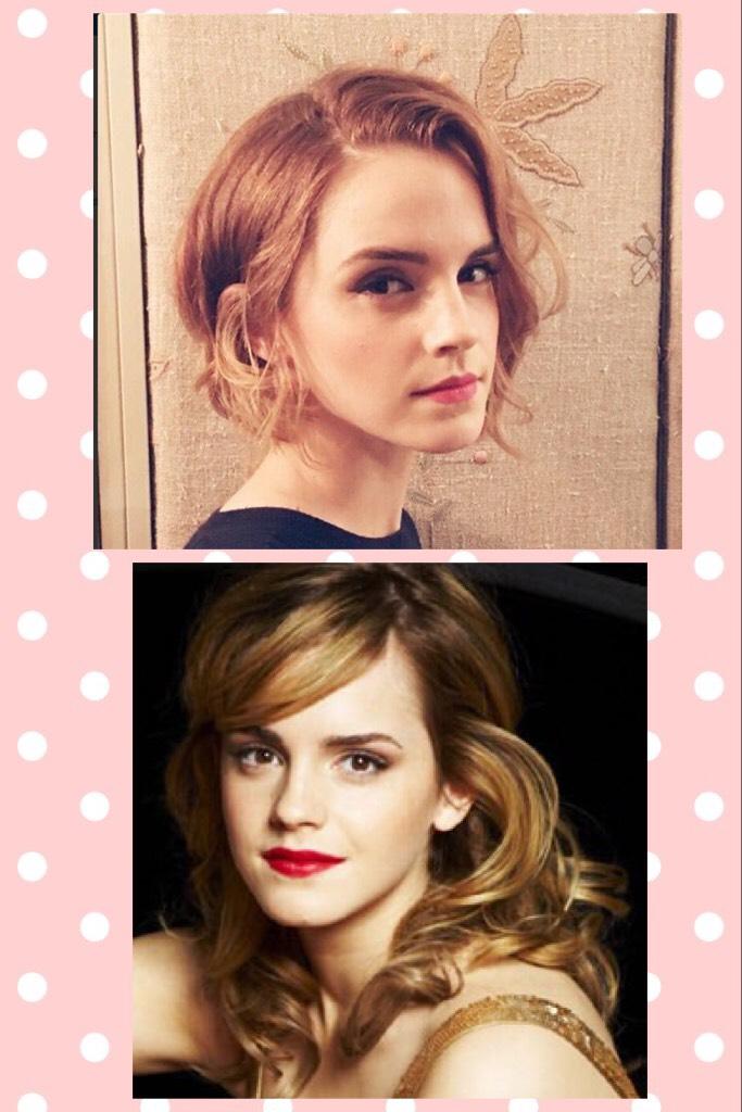 Emma with short or long hair? She looks AMAZING with both, but which do you prefer?