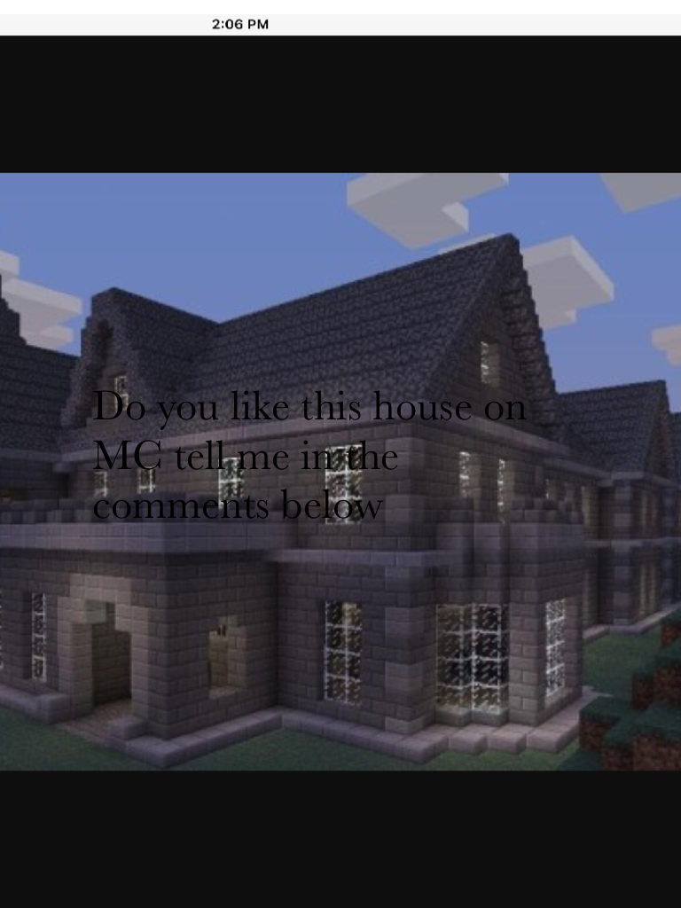 Do you like this house on MC tell me in the comments below