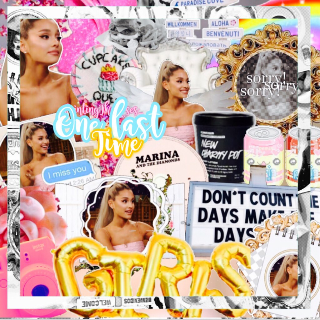 ✨tap✨
🍨last Ariana post🍨🍫make sure to follow @watermelon—ari, she inspired these last 4 collages!🌈also a shoutout to @BabyAriVibes💐she is so talented as well!🥞favourite food: pancakes//fairy floss😂🥞comment 💜 if u are new!