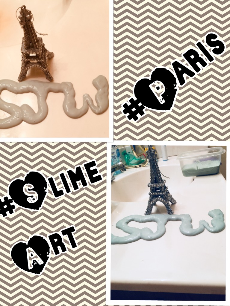 #Paris #Slime Art

I love Paris and I love slime when you put the to together you get fun!!