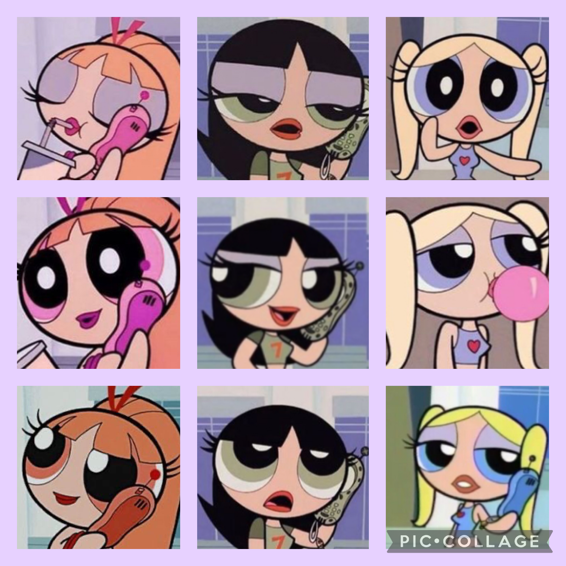 Powerpuff girl collage I made