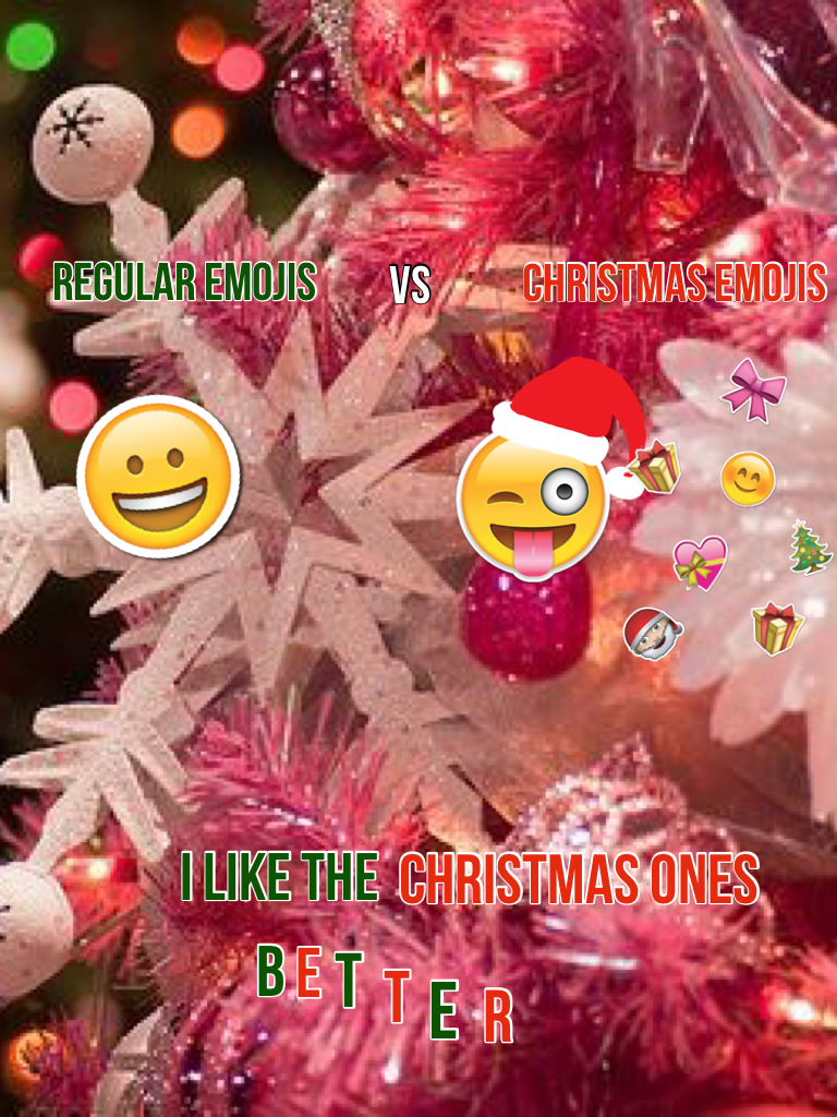 Christmas Emoji thoughts