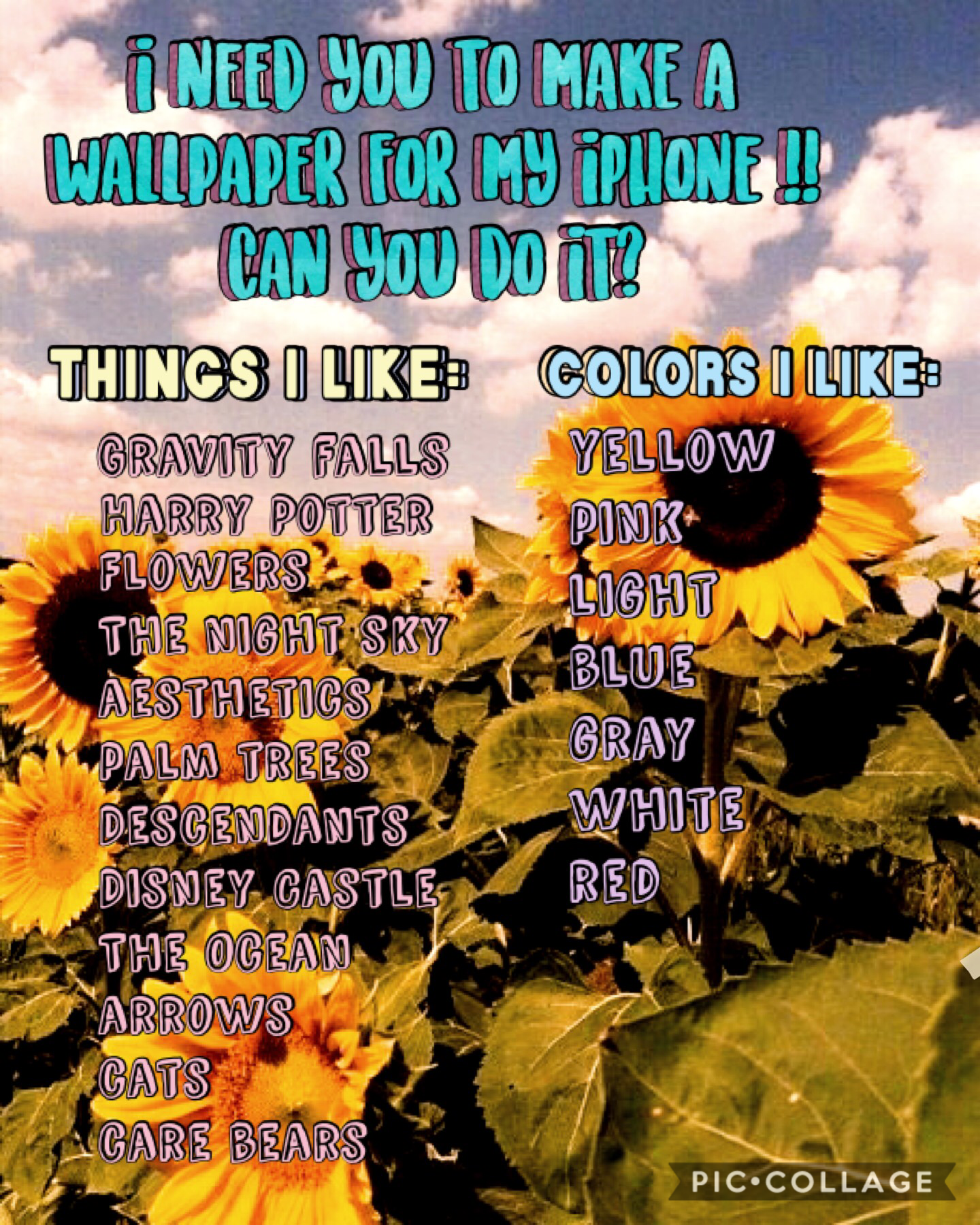 I really hope some ppl enter !!! I’ve seen ppl doing this and i think it’s a great idea to put other ppls works into your own "life" and let the show off their creativity! I really need a new wallpaper, do you think yours could be the one ?? I hope so 😁❤️