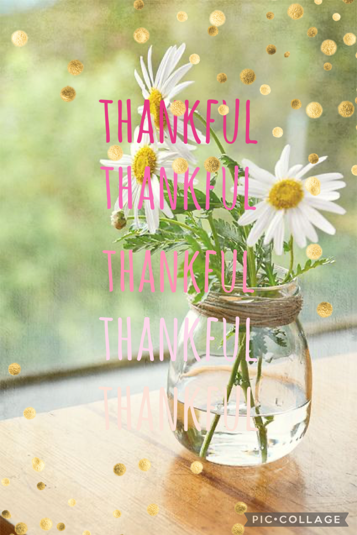 be thankful!