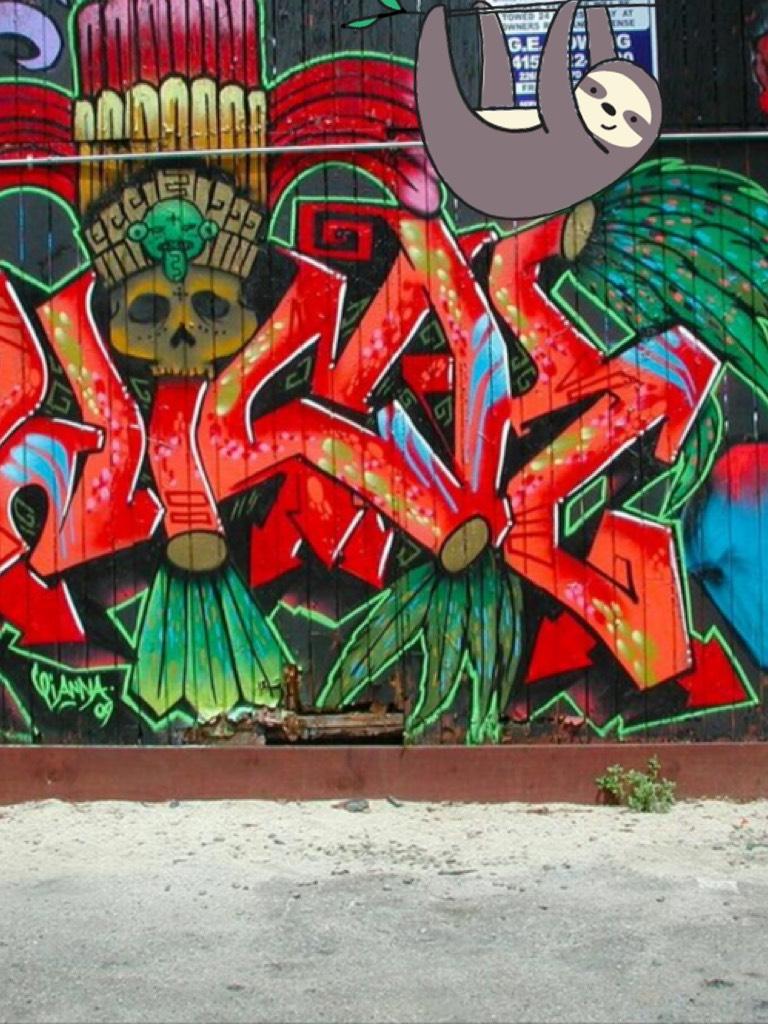 Graffiti sloth