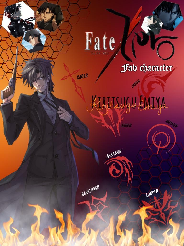 Fav character series: Fate/Zero - Kiritsugu Emiya