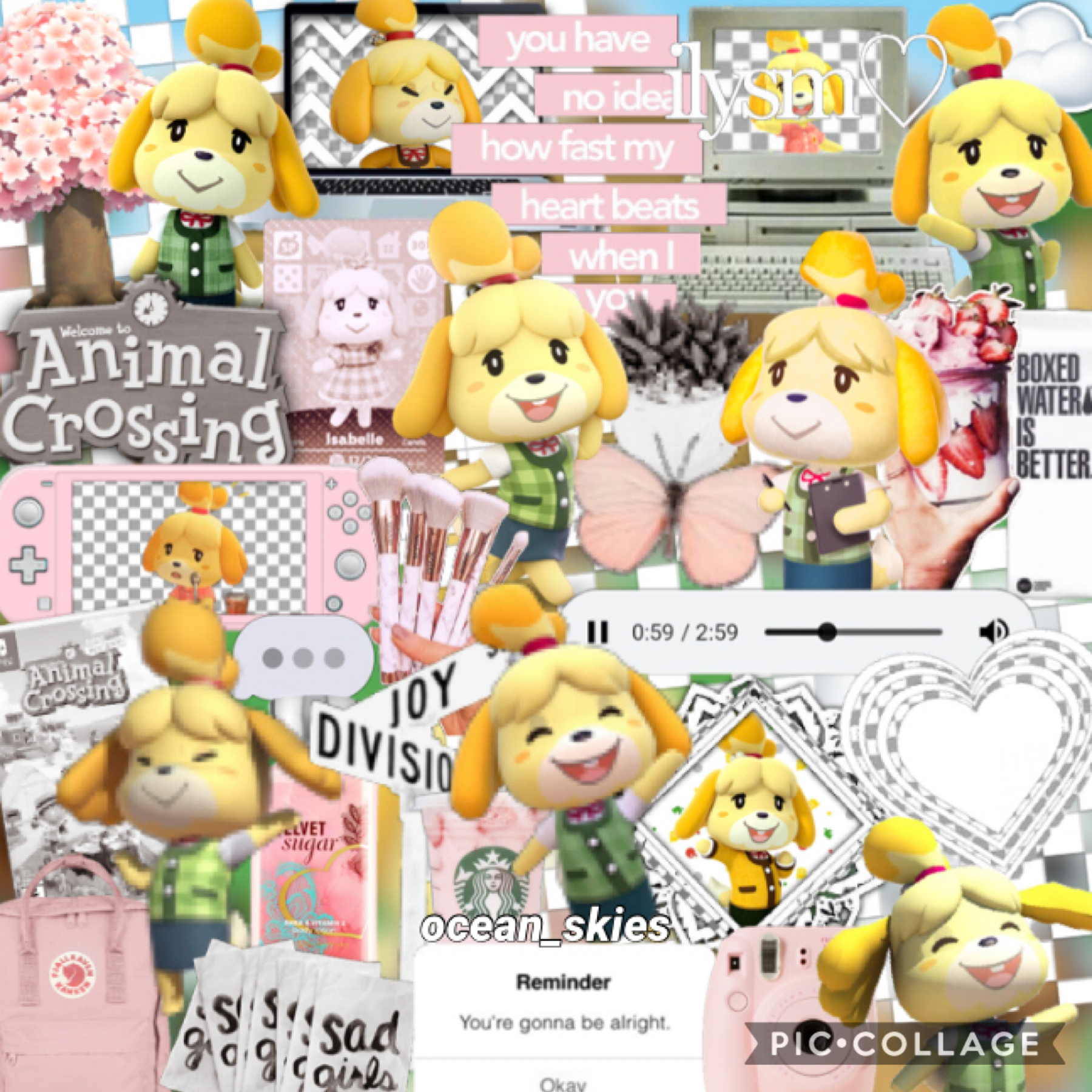 TAP
i was out looking for overlays on picsart and i found one that was a bunch of animal crossing characters and that inspired me to do this. didn’t wanna post it on my main so yeah. hope you like it hehe