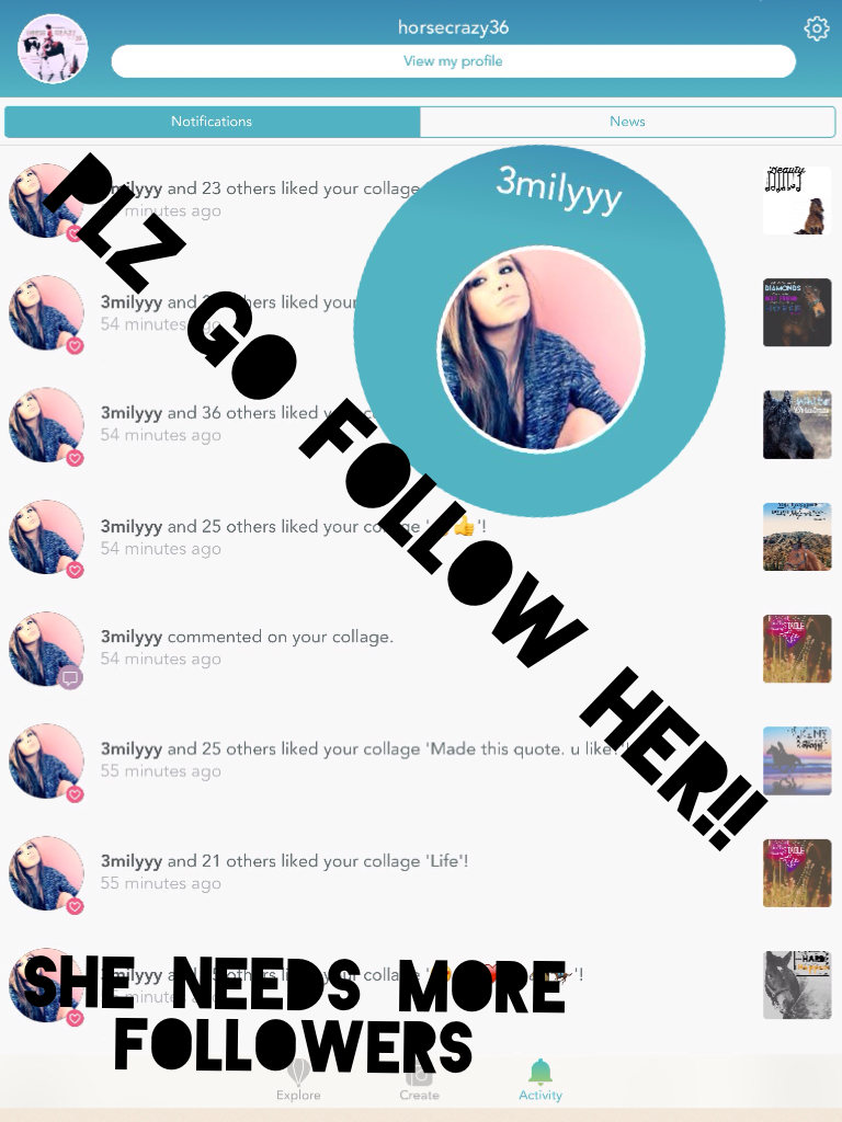 Plz go follow her!!