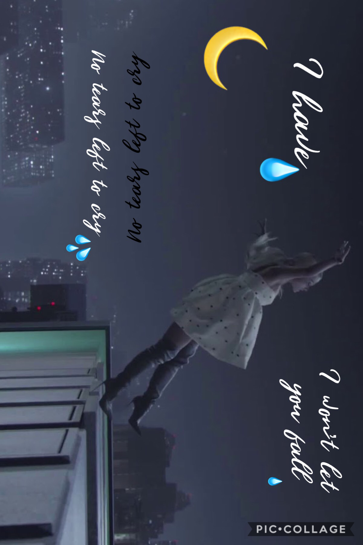 Yeah even when it’s raining down hmmm oh ain’t got no tears left to cry 💧🌙