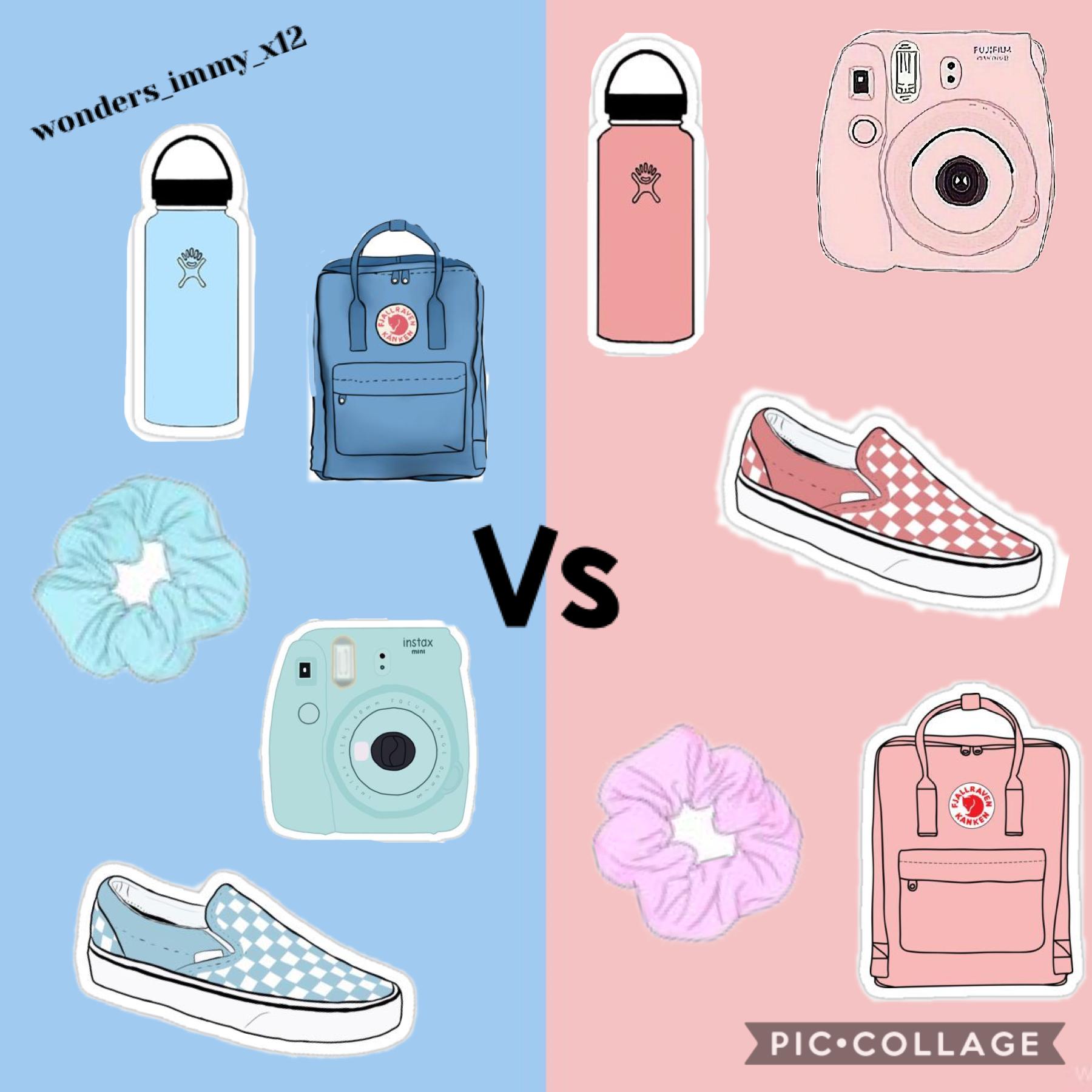 Which one do u prefer? Pink or blue 💙💠❄️💖💞💕