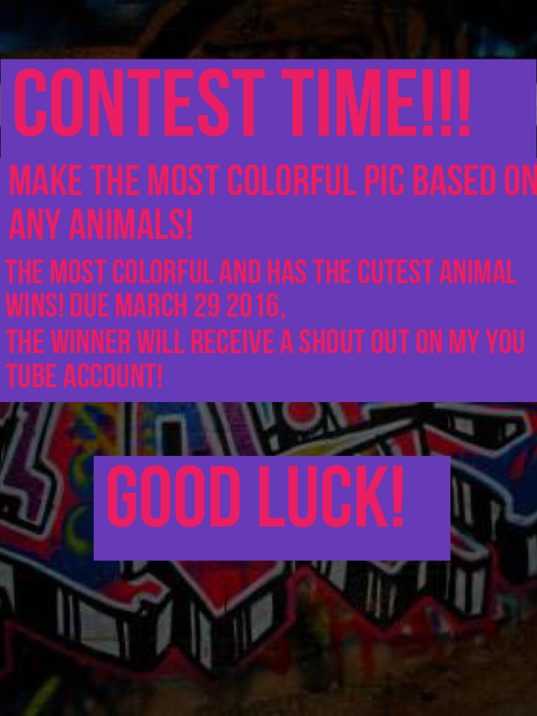 Contest time!!!