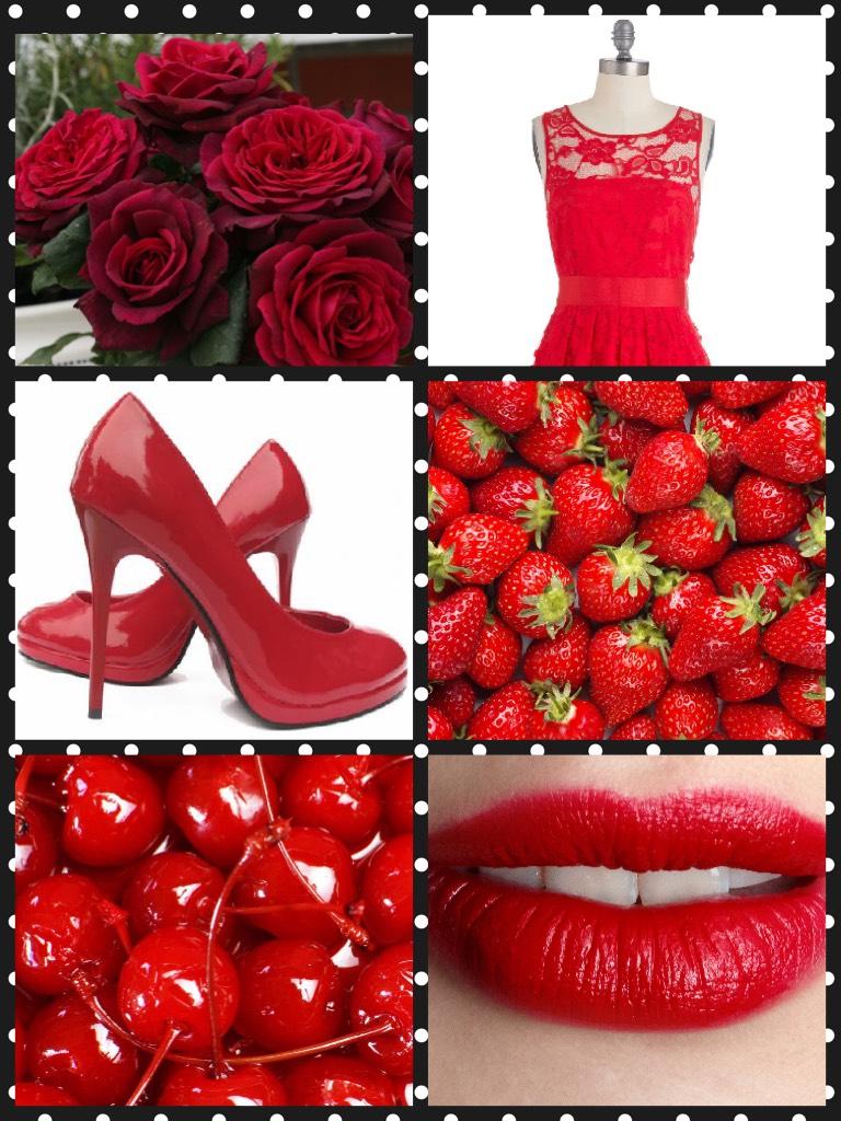 Red Pic Collage