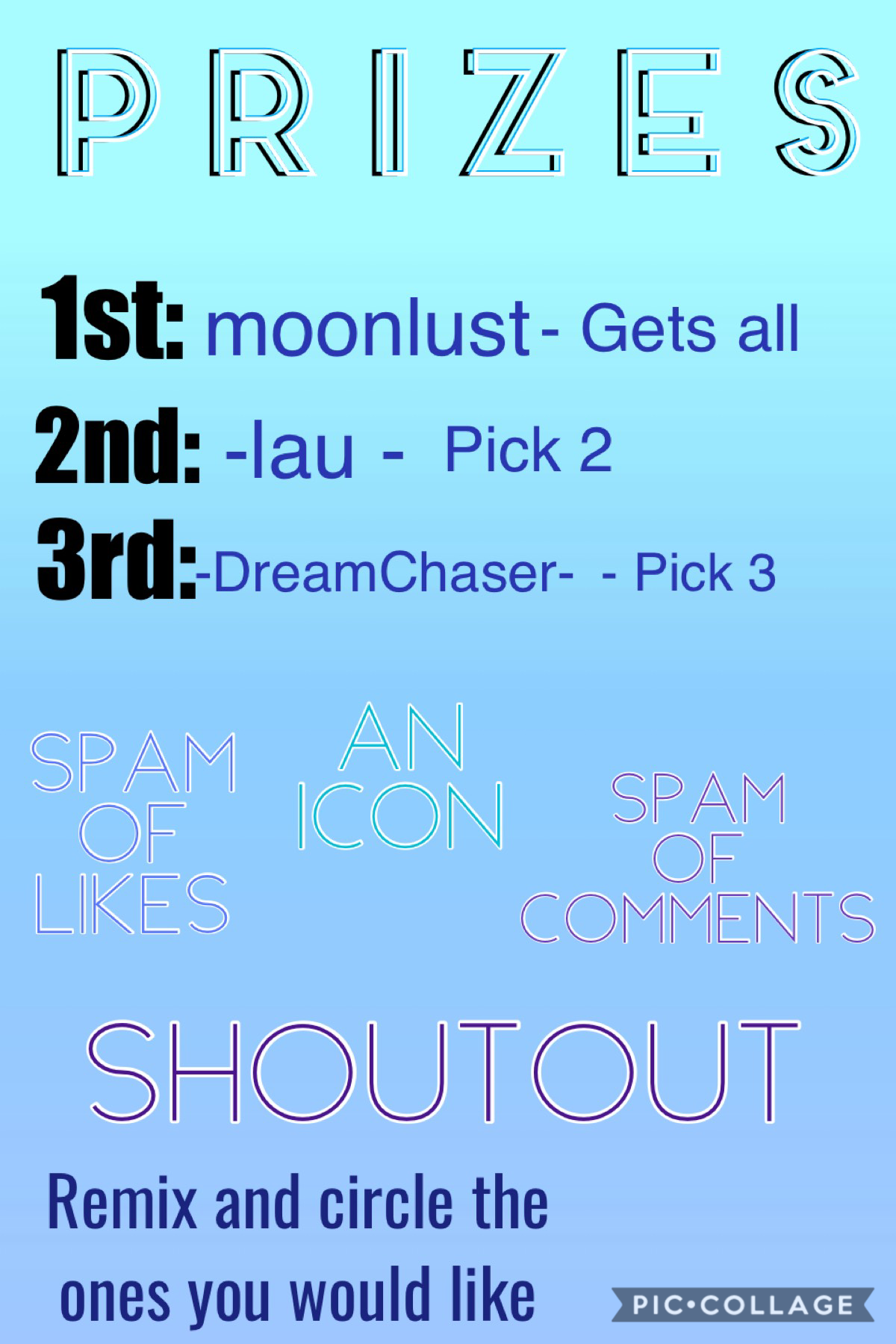 Icon contest prizes!! @-lau And @-DreamChaser- please remix this and choose which ones you would like^^ 