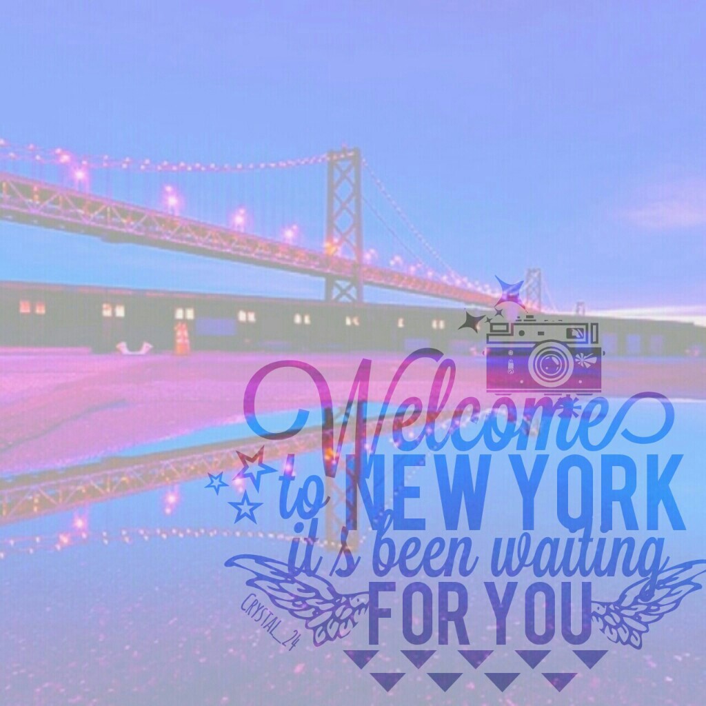 I know.. It isn't New York in the background 😂✌💕 Hope you like it the same xD💖💦