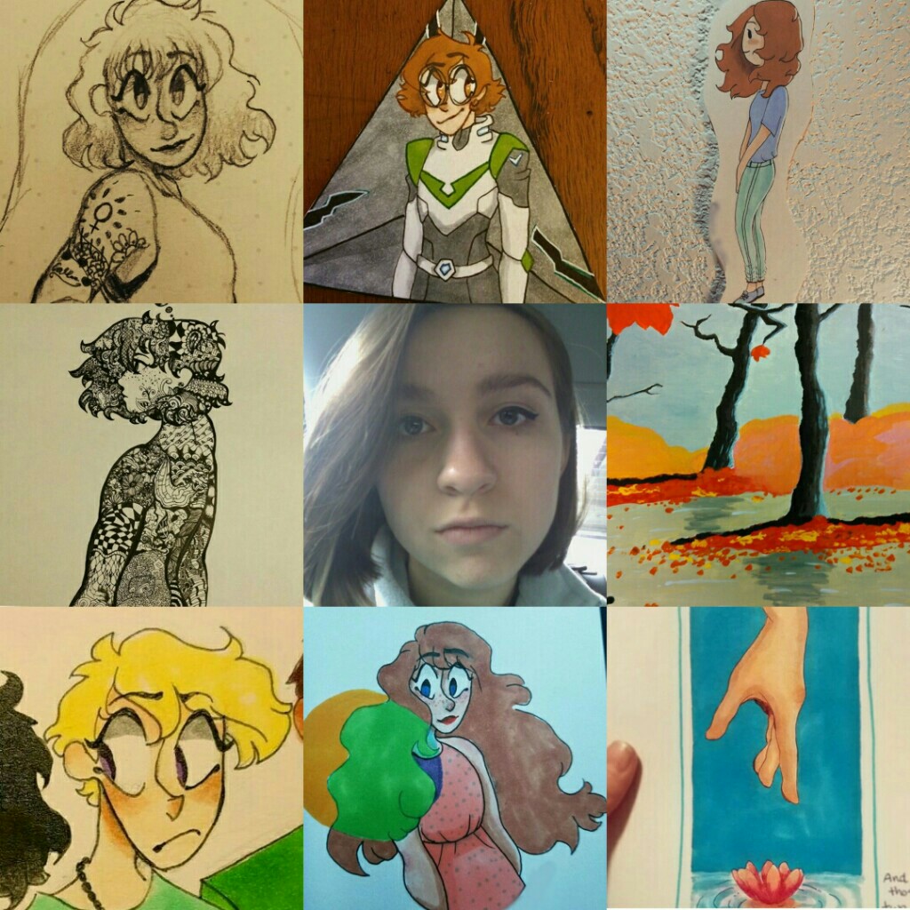 Well, I did this artvsartist thing I saw going around Instagram, so here you guys go! (So sorry for not posting much lately)