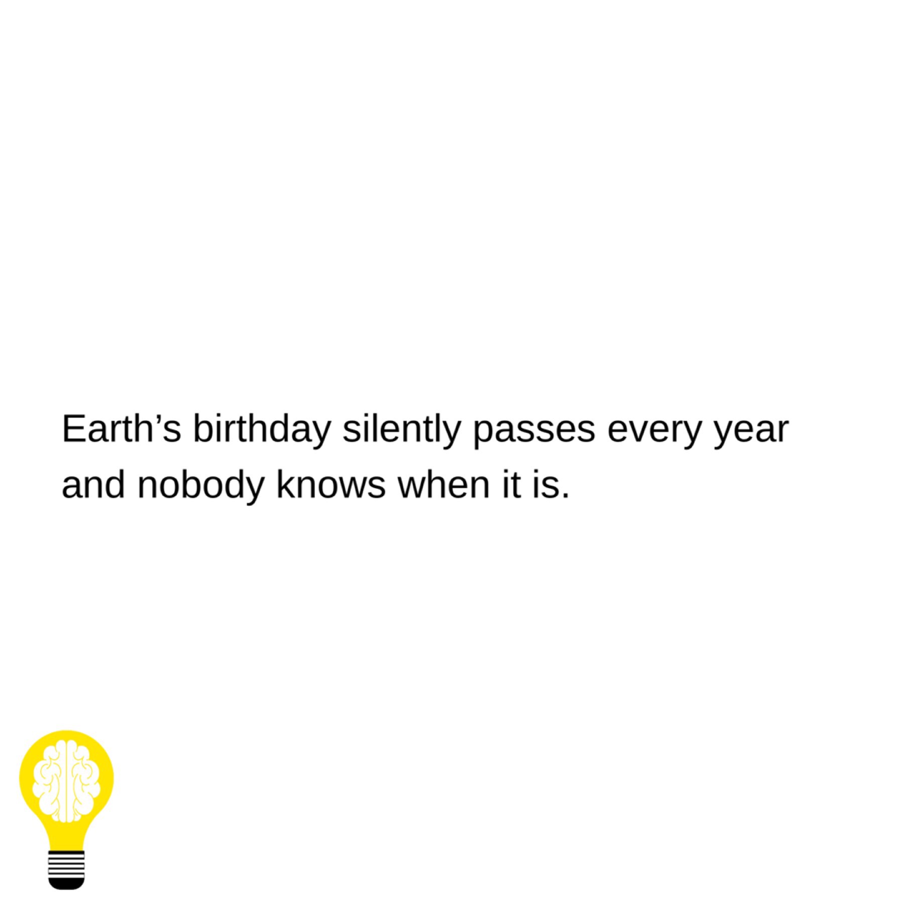tap for question 🌎

If you could choose any date for Earth’s birthday to be on, what day would you choose and why?