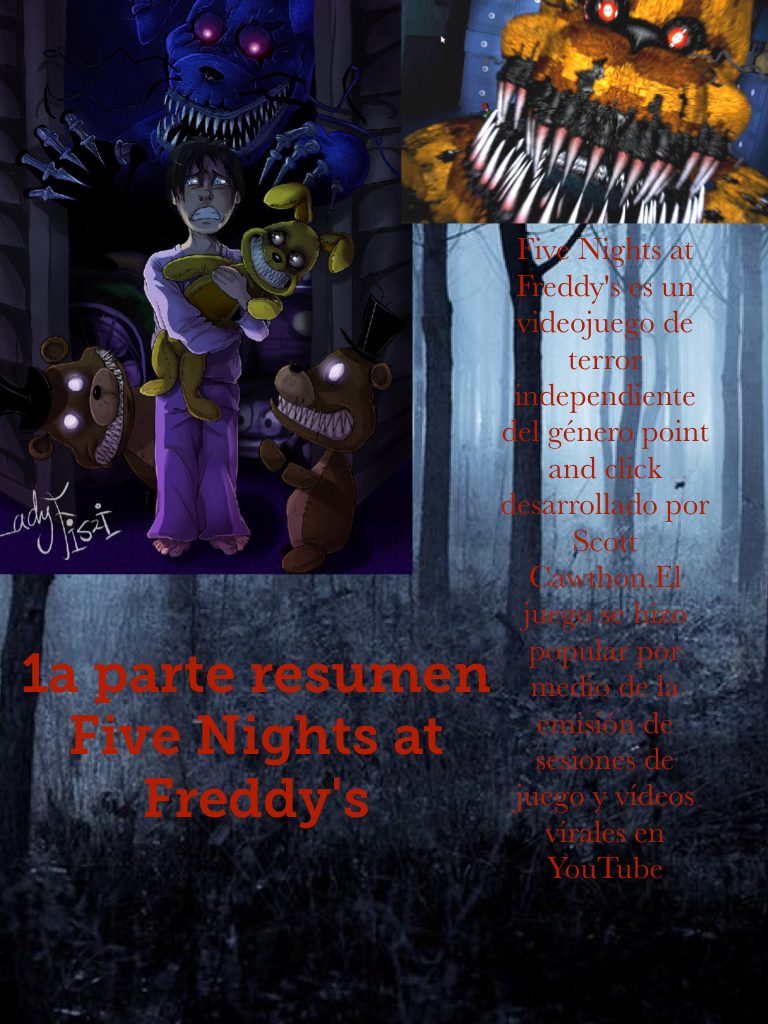 1a parte resumen Five Nights at Freddy's 