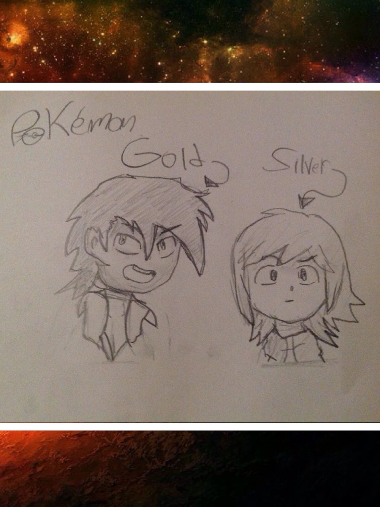 I drew gold and silver! :33