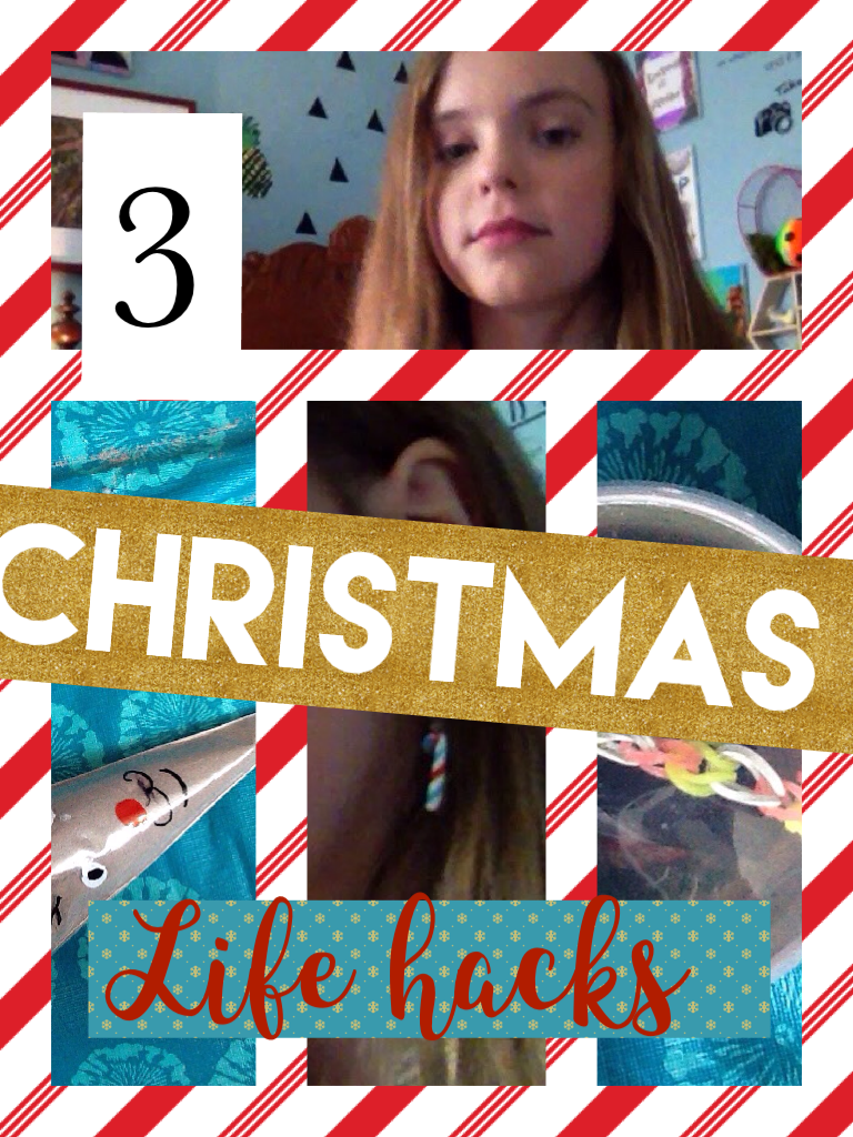3 Christmas life hacks coming soon to my YouTube channel, GLITTERIFIC06 go subscribe!!!!