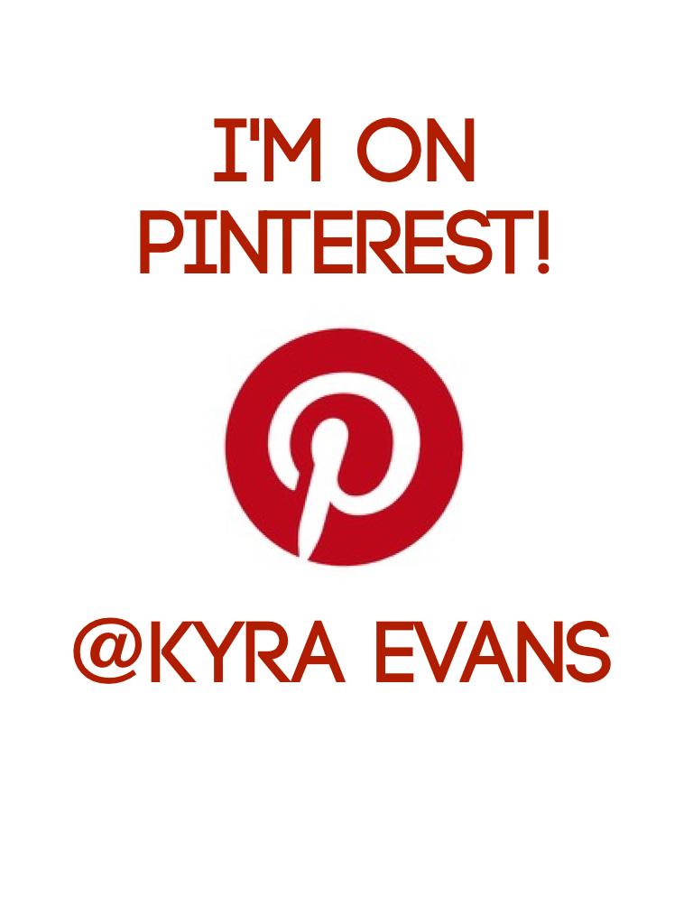 Follow me on Pinterest!

