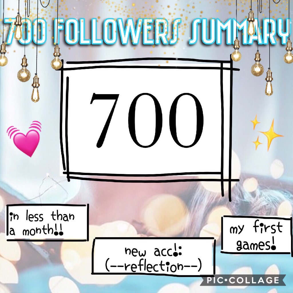 ✨700 followers summery!!✨
✨2/4/18✨
✨comment 🌹 if you tapped!✨