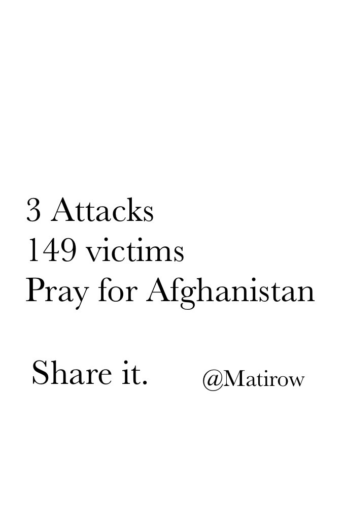 This is a different post. Please like and *share it*. #PrayforAfghanistan