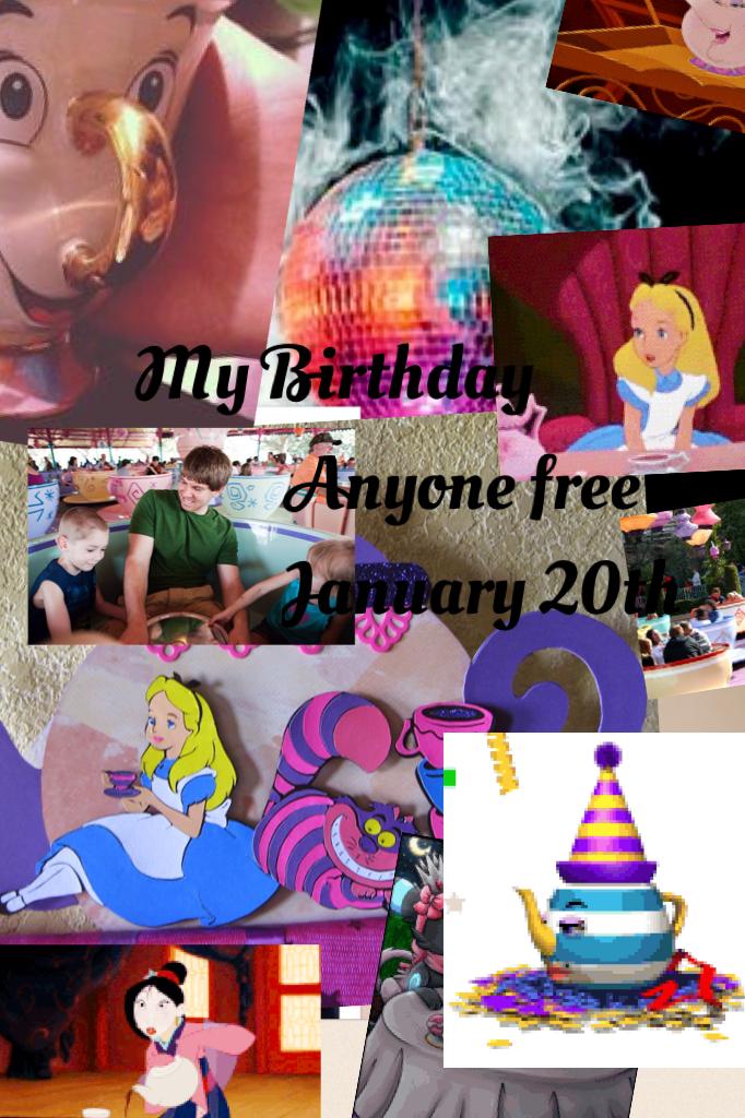 Anyone free
January 20thmind me Darla golden don't forget January 20 my birthday