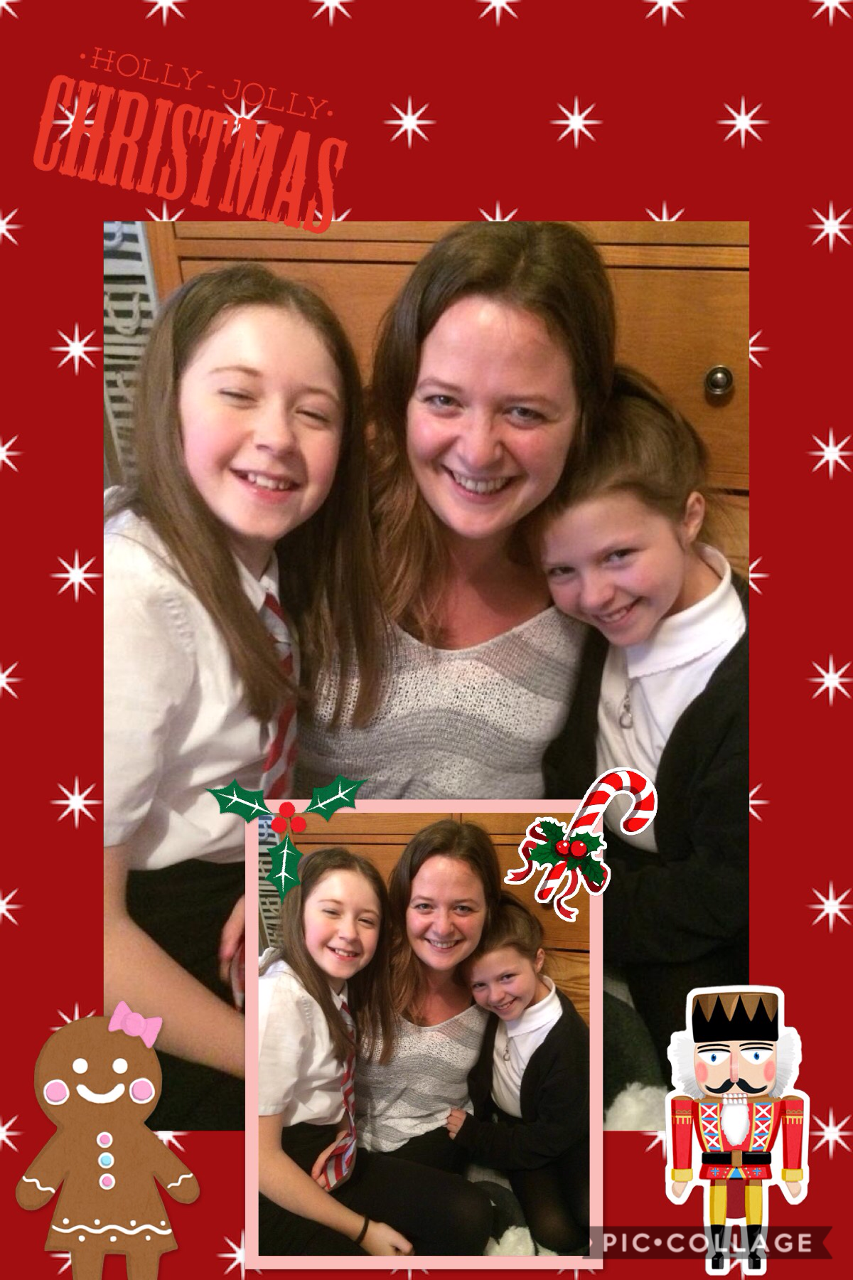 Holly jolly Christmas this year # sister # nieces 🎄🎁☃️ 