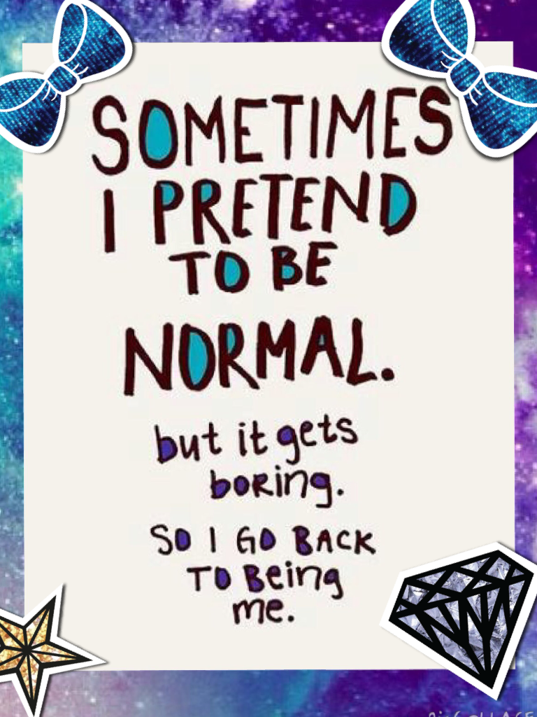 #Notnormal