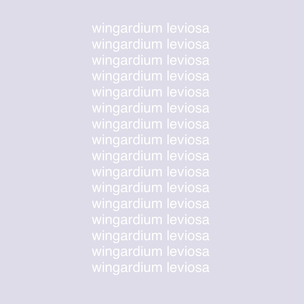 wingardium leviosa. hey, you should say thanks cause you are in the air now. 😂🖖🏼 Anyways, my inactivity on here is teeerrible. I want to write something so terribly... Agh. Happy Tuesday! ☺️🙈