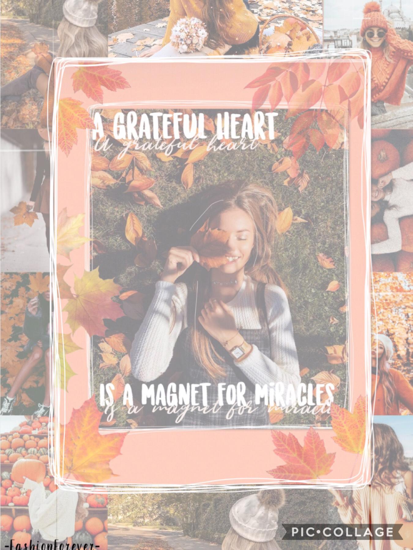 🍂🍁11-21-18🍂🍁
Hey gorgeous!
I used this for a contest. Rate /10?
Q// What’s ur favorite thing about Thanksgiving?
A// The gathering of my friends and fam! Honestly, it’s the only time we sit down as a family🙃