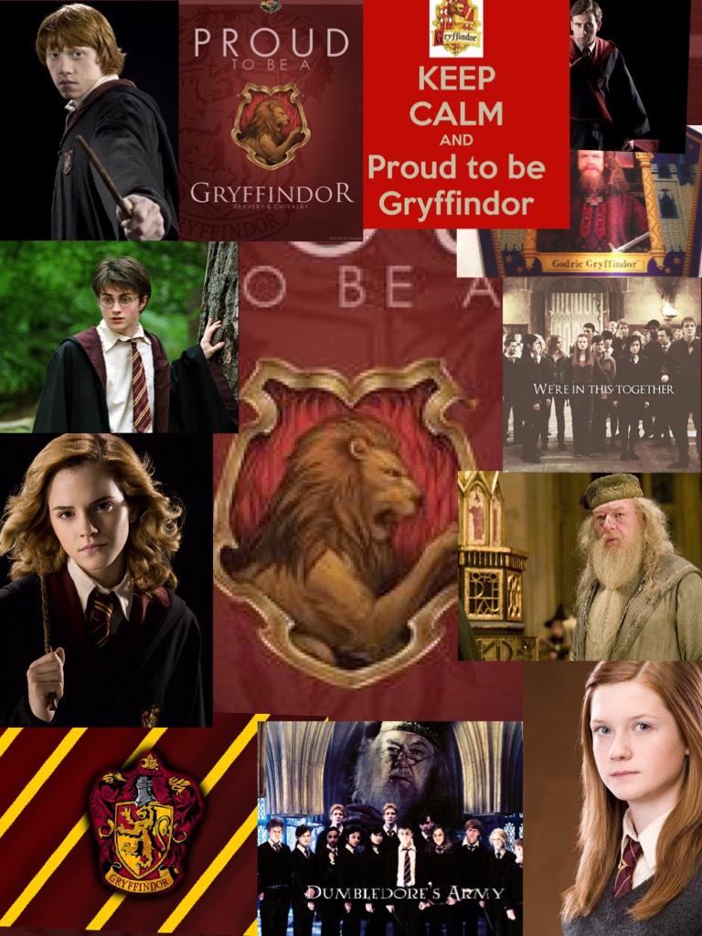 My house is gryffindor he's a gryiffindor collage what's your house